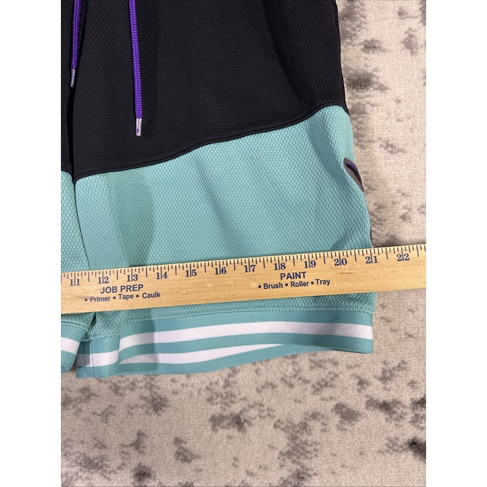 Puma Claw Pack Shorts Mens Size Large Black Teal Embroidered Active Y2k Street - Picture 6 of 10